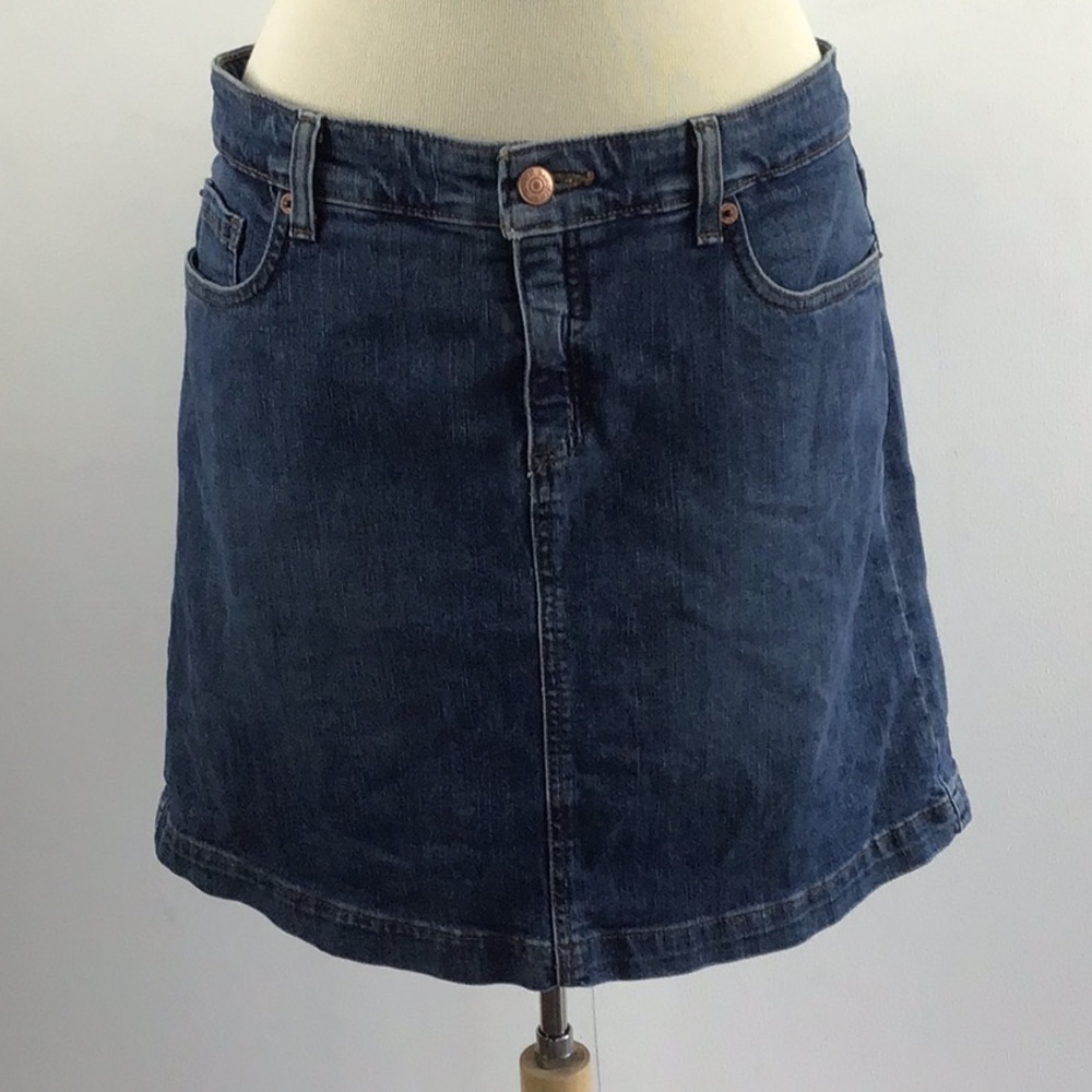 GH Bass & Co Denim/Jean 5 pocket Mini Skirt. Size 12